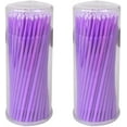 thumbnail image 1 of 200 Pcs Multifonctions Retouche Pinceaux Micro Pinceau Jetable Applicateur 1.5Mm Conseils pour le Maquillage Ou la Réparation Automobile, 1 of 5