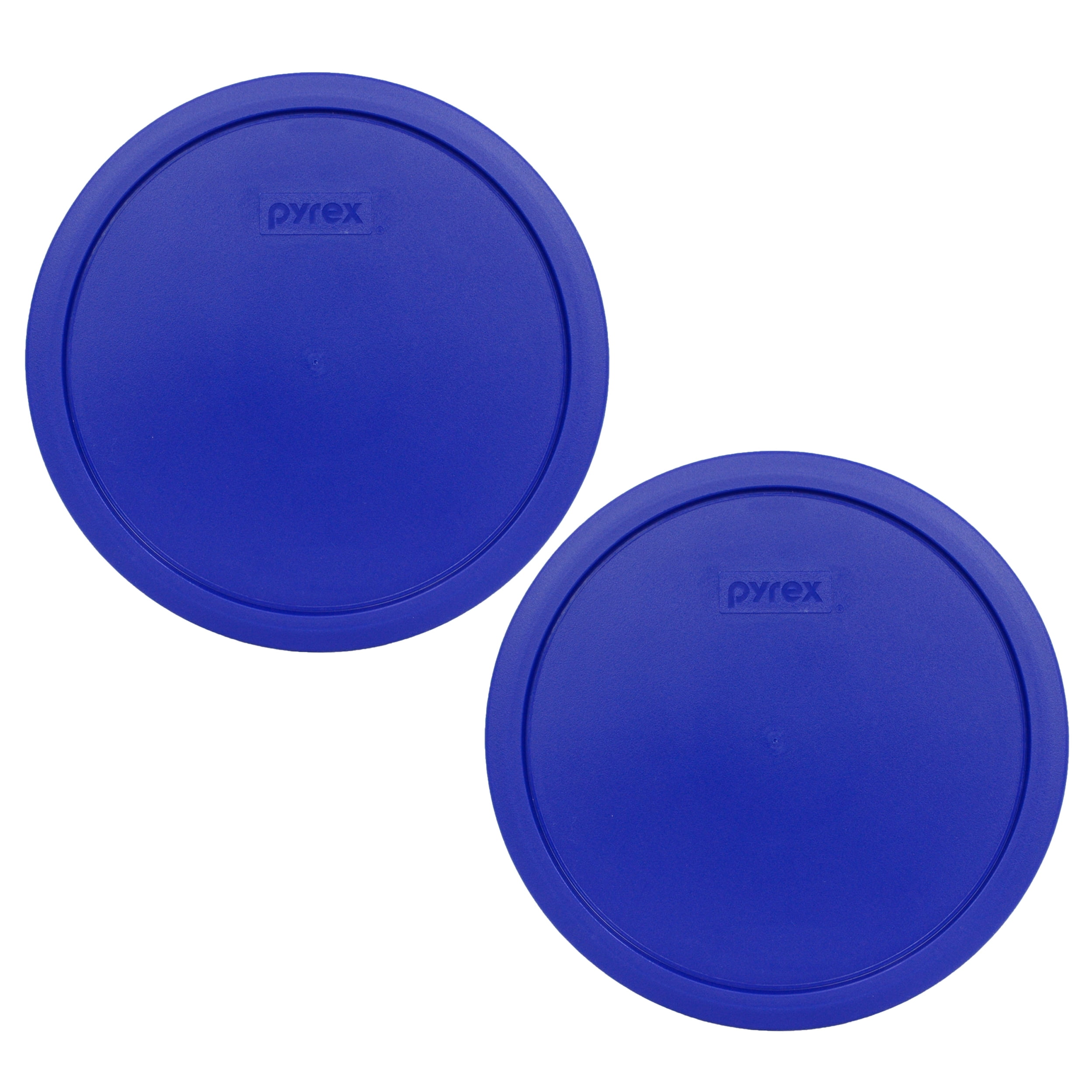 6-Pack Pyrex Blue 4 Cup Round Plastic Cover