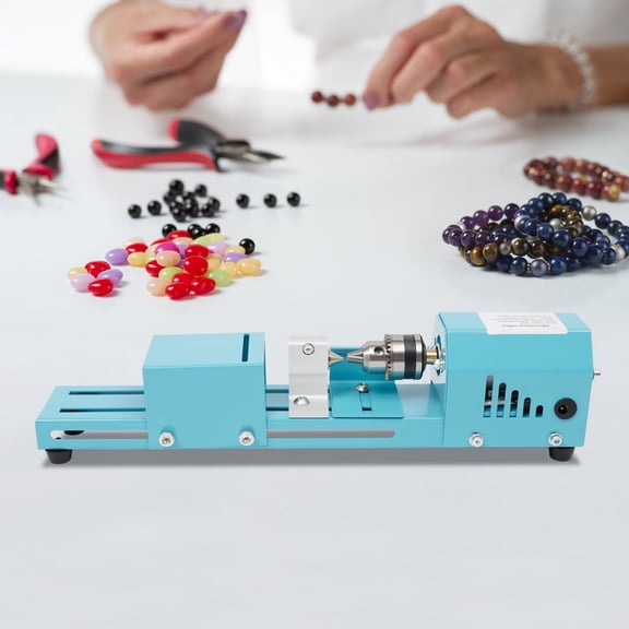 13.58*2.36 Modern Multi-functional Blue Wood Lathe Milling Machine for Punching, Engraving