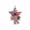 A, variant on Diceymbol Patriotic Star Spangled Hanging Decor Burlap Bow for 4th of July Memorial Day Door Wall Farmhouse Decor