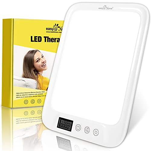 Light Therapy Lamp Easy@Home SAD Lamp UV-Free 10000 Lux  ELT-492-WT