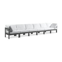 Meridian Furniture Nizuc White Outdoor Patio Modular Sofa