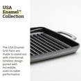 thumbnail image 5 of Lodge USA Enamel 11 Inch Grill Pan, Moonstruck, 5 of 7