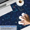 thumbnail image 2 of Long Mouse Pads for Desk,Colorful Dinosaurs Stars Pattern Desk Mats on Top Of Desks, Desk Mouse Pad Extra Large with 3mm Non-Slip Base and Stitched Edge for Gaming,Office,Work,Home 47.3"x23.6", 2 of 6
