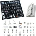 thumbnail image 1 of Professional 32 Pcs Sewing Machine Sewing Foot Presser Set for Brother Simplicity and Kenmore Low Shank Sewing Machines, 1 of 5