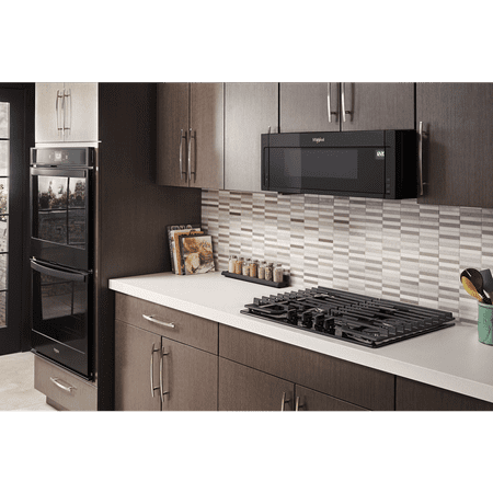 Whirlpool - 30" Gas Cooktop - Black