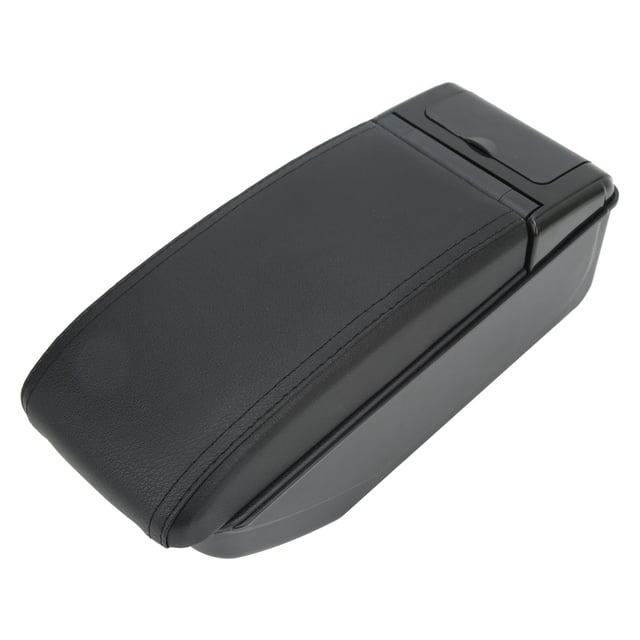Boîte de Console Centrale de Repos de Main, Chauffent Eay pour Installer la Boîte de Double Couche Boîte Durable d'Accoudoir de Voiture Conception Simple de Double Couche pour la Voiture