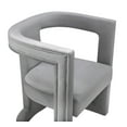 thumbnail image 3 of Ada Grey Velvet Accent Chair, 3 of 7