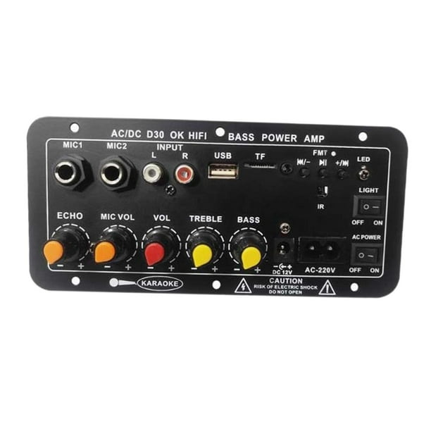 Amplificador de potencia digital,Placa amplificadora para coche,altavoz de 4-8 ohmios,Placa amplificadora de Audio,placa amplificadora de potencia,adaptador estadounidense,Amplificador de