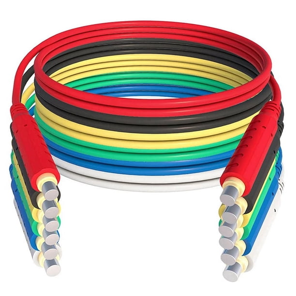 6 cables de prueba magnéticos de silicona, flexibles y suaves, 30 V CA, 5 A, 1 metro (3,3 pies), T10005, para sensores e interruptores.