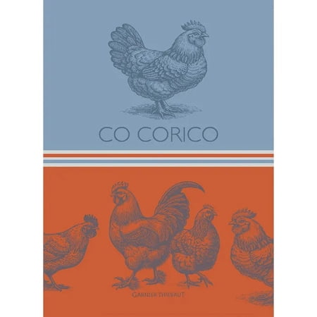 Garnier Thiebaut French Kitchen Co Corico Tango Jacquard Tea Towel