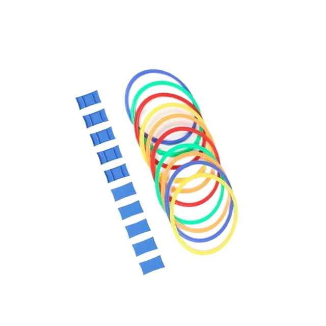bedienty Agility Rings for Kids Adults Circle Hoops Jumping for Practice Games Soccer 28cm