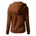 thumbnail image 6 of Womens Lightweight Comfy Warm Plus Size Jackets Zip Up Hoodies 2024 Winter with Pockets, 6 of 6