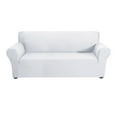 thumbnail image 1 of DYstyle 1-Piece Solid Stretch Sofa Slipcover, Gray, 1 of 3