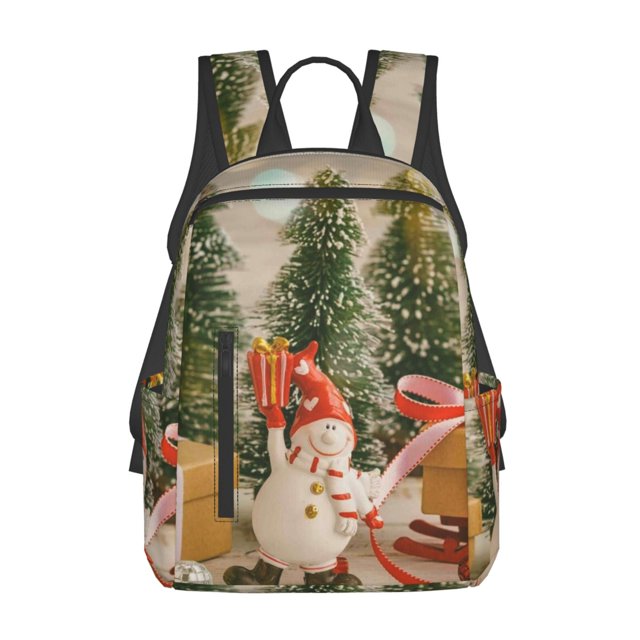 Balery Holiday Christmas Stars Mochila ligera para hombre y mujer: duradera e impermeable, ideal para la escuela, el trabajo, viajes y uso diario.