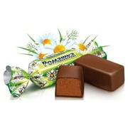 Roshen Romashka with Cream-Brulee Cocoa Filling, Delicious, Flavorful Sweets Bulk Gourmet Chocolate Candy 4.4lb/2kg