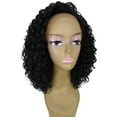 thumbnail image 6 of LUXLUXE Ada Curly 17.5 Inch Long 13x2.5 Hand-Tied Lace Front Wig, Great Heat Resistant Fiber, 20+ Shades of Natural, Dip Dyed, & Blended Colors (#1 - Black), 6 of 8