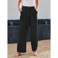 thumbnail image 6 of ZANKLEY Wide Leg Dress Pants Women's High Waisted Dressy Trousers, 6 of 8