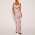 thumbnail image 1 of Vestido de tubo de señora para mujer vestido sin espalda con tirantes finos vestido largo informal elegante FLhrweasw Nuevo, 1 of 9