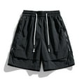 thumbnail image 2 of RYDCOT Men's 5" Running Shorts Quick Dry Athletic Workout Gym Shorts with Zipper Pockets Black, 2 of 8