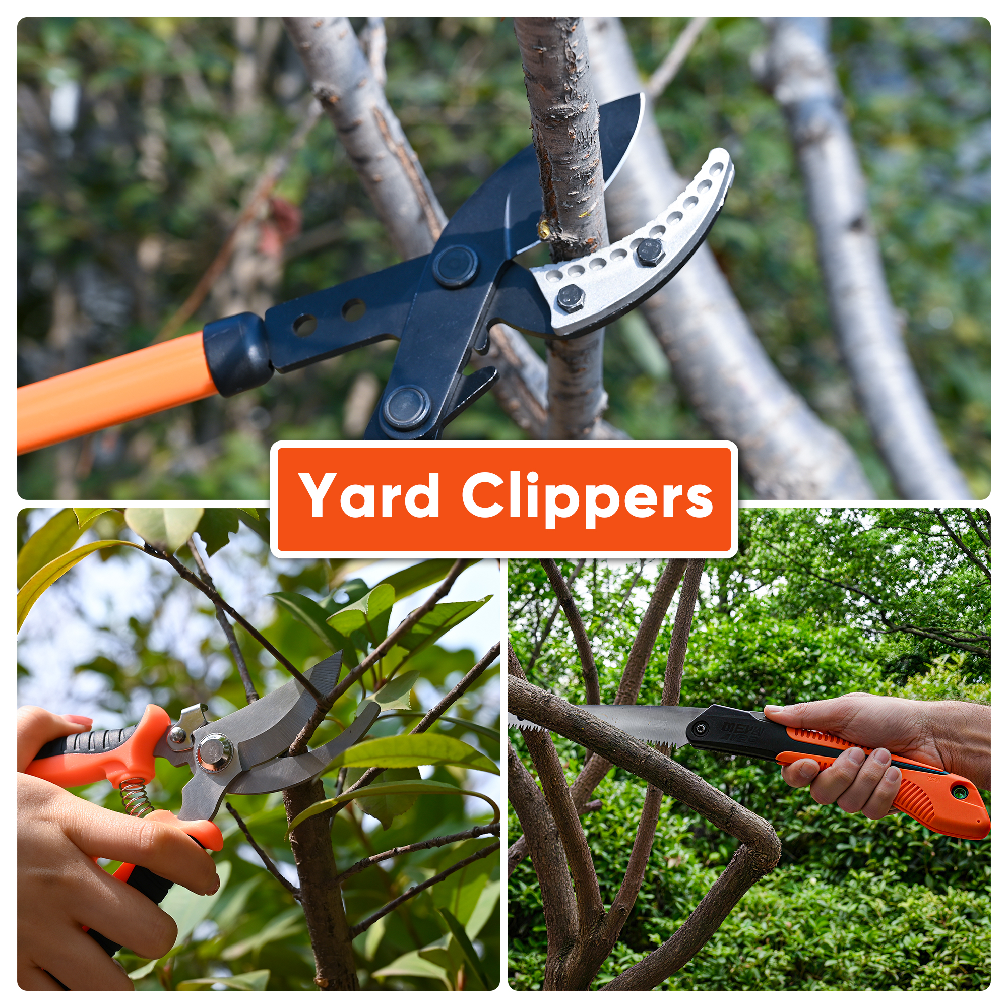 XWYXSTG 4-Piece Pruning Tool Set with Lopper and Hand Saw photo 6