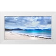 thumbnail image 1 of Douglas, Lynne 24x14 White Modern Wood Framed Museum Art Print Titled - Taransay Teal, 1 of 4
