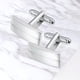 thumbnail image 5 of Guardurnaity Accesorios elegantes para caballeros a la moda. Gemelos de rayas sencillas. Accesorios versátiles. Regalo. Accesorios de disfraces, 5 of 6