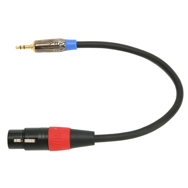 3.5mm To Mini Xlr Cable, Balanced 1/8 Inch Mini Jack Trs Stereo Male To  Mini Xlr Male Microphone Cable - Audio & Video Cables - AliExpress