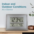 thumbnail image 2 of La Crosse Technology Atomic Digital Gray & Silver Contemporary Clock, 512-85937-Int, 2 of 8