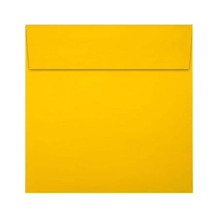 UPC: 0646223031973 | LUX 5 x 5 Square Envelopes 50/Pack Sunflower (LUX-8505-12-50)
