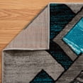 thumbnail image 3 of United Weavers Studio Area Rug 710-00663 Flash Aqua Lines Explosions 1' 10" x 3' Rectangle, 3 of 4