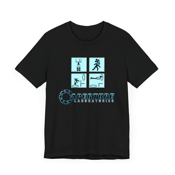 Portal Game Series Merch Aperture Laboratories T-shirt Men Women Short Sleeve Casual Graphic Tee