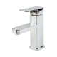 thumbnail image 2 of Mono Basin Tap Mixer Square Bathroom Sink Tap Basin Faucet Deck Mounted Single Lever Chrome Square Mono Hot Cold Water Faucet, 2 of 10