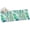 Emerald, Seafoam, Teal, White, variant on 2x3ft Area Rug,Tropical Foliage Banana Leaves Washable Large Rugs Soft Non-Slip Floor Rug Minimalist Greenery Non-Shedding Indoor Carpets for Living Room Bedroom Home Office Nursery