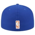 thumbnail image 4 of Men's New Era  White/Blue New York Knicks Repeat 59Fifty Fitted Hat, 4 of 5