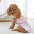 thumbnail image 4 of Greeniant Ropa para mascotas Vestidos cómodos Ropa para mascotas de estilo chino Cheongsam de manga ancha Disfraces coloridos de moda Suministros L Tipo 1 Type3 NO3 Greeniant PT000680-16, 4 of 6