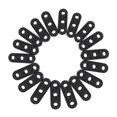 thumbnail image 2 of 100pcs Fastener Tent Guy Line Runners Guyline Rope Lock Tensioner Camping Caravan Rope Fixing Buckle Adjustment Buckle, 2 of 5