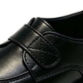 thumbnail image 4 of Kids Dress Shoes Wide Toe Casual Loafer Shoes with Hook‑and‑Loop Strap Flexible Chunky Sole for Formal and Daily Occasions, 4 of 6