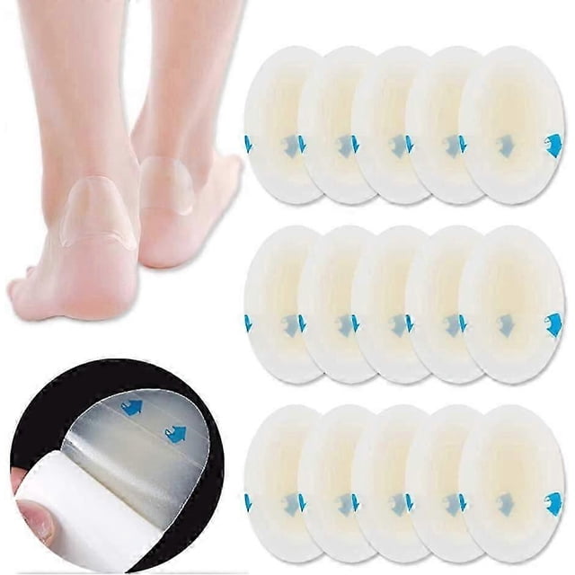 Vendajes para ampollas, almohadillas para ampollas (15 unidades) Almohadillas de gel para ampollas, almohadillas para ampollas, vendajes adhesivos con sellado hidrocoloide
