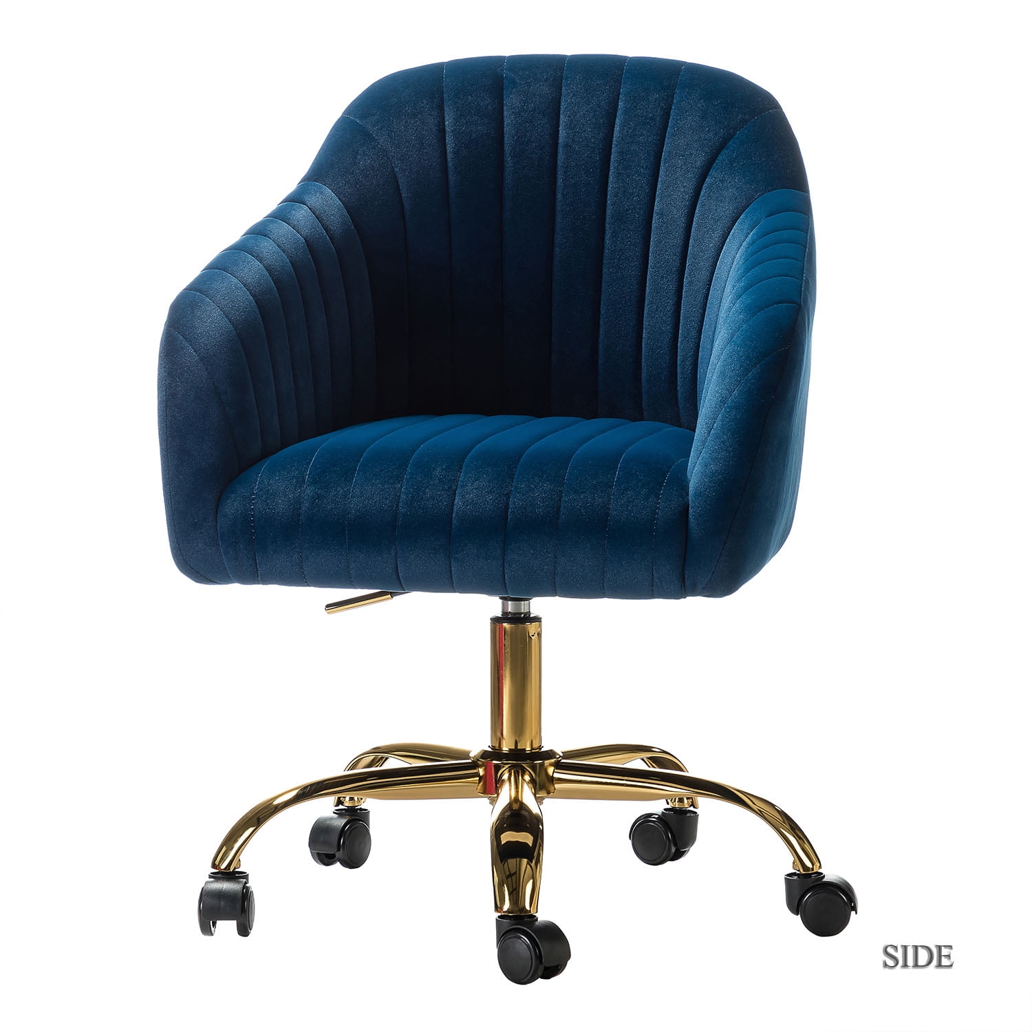 14 Karat Home Velvet Office Desk Chair Computer Task Rolling Vanity