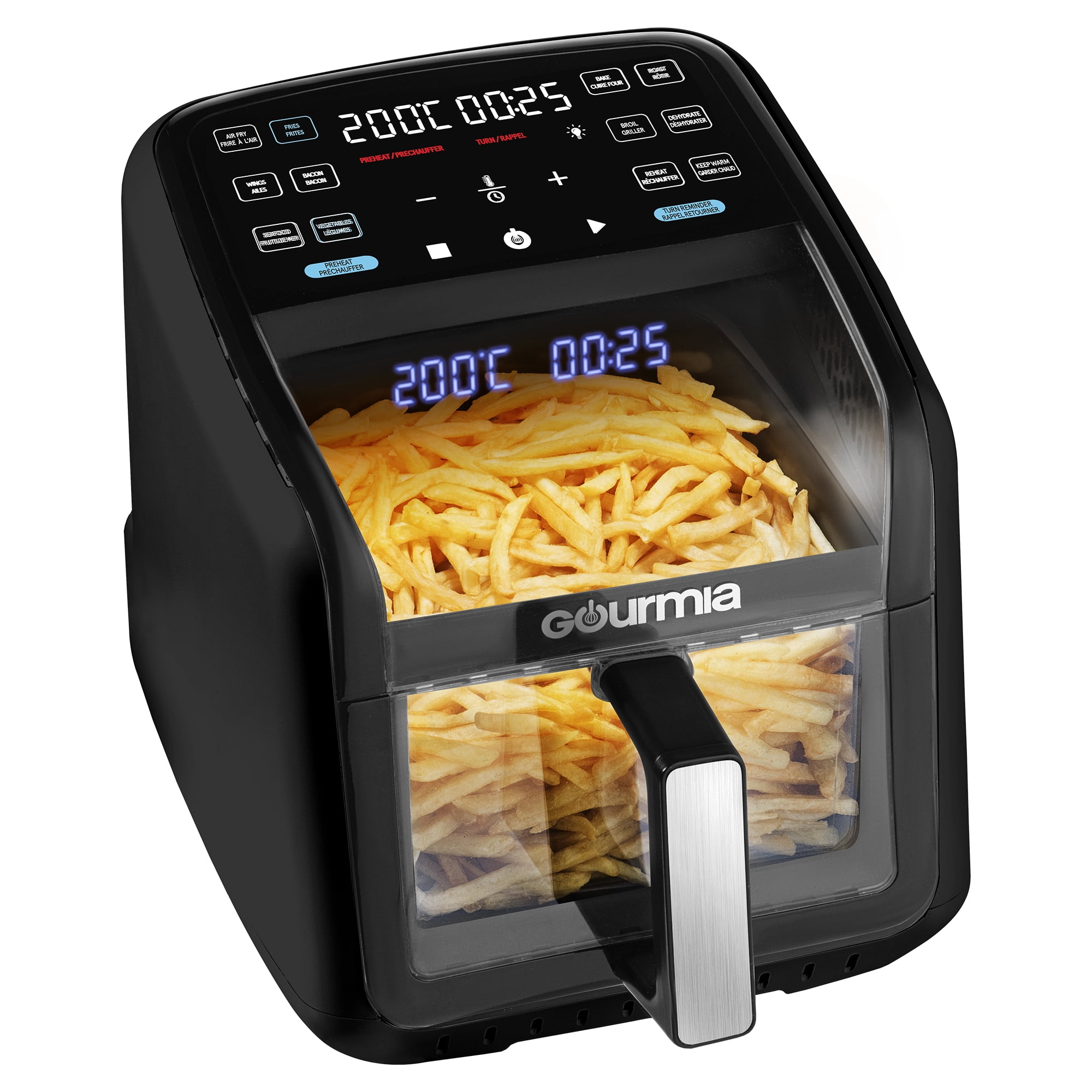 Gourmia Panorama 7-QT Digital Air Fryer w/ Panoramic View GAF7020
