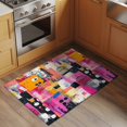 thumbnail image 2 of 2x3 Ft Entryway Area Rug, Colorful Oil Painted Kitchen Rug Runner Washable Floor Mat, Abstract Contemporary Modern Non Slip Indoor Door Mat Throw Carpet for Bathroom Living Room Bedroom, 2 of 8
