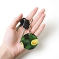 thumbnail image 5 of Naloa Fresh Avocados Print Round Keychain Keychain Key Ring, Key Tag, Key Chain Bulk for Gift Accessories (Round), 5 of 7