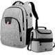 thumbnail image 1 of Mochila Antirrobo con Candado y Puerto USB con Lonchera Portátil de Dos Pisos con Aislamiento Térmico Bluelander, Gris, 1 of 5