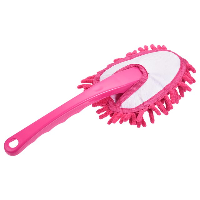 Unique Bargains Microfiber Chenille Duster Washable Cleaning Brush Dusting Tool Red