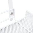 thumbnail image 4 of YAHHU Under Desk Organizer Clamp On Cable Management Tray, Heavy Duty Wire Storage Basket for Power Strip, Router, and Cords, No Drill Installation, White, 4 of 9
