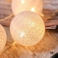 thumbnail image 5 of Luces De Colores LED Bola De Plástico Navidad Año Nuevo Cadena De Luces Intermitentes Para Decoración, 5 of 5