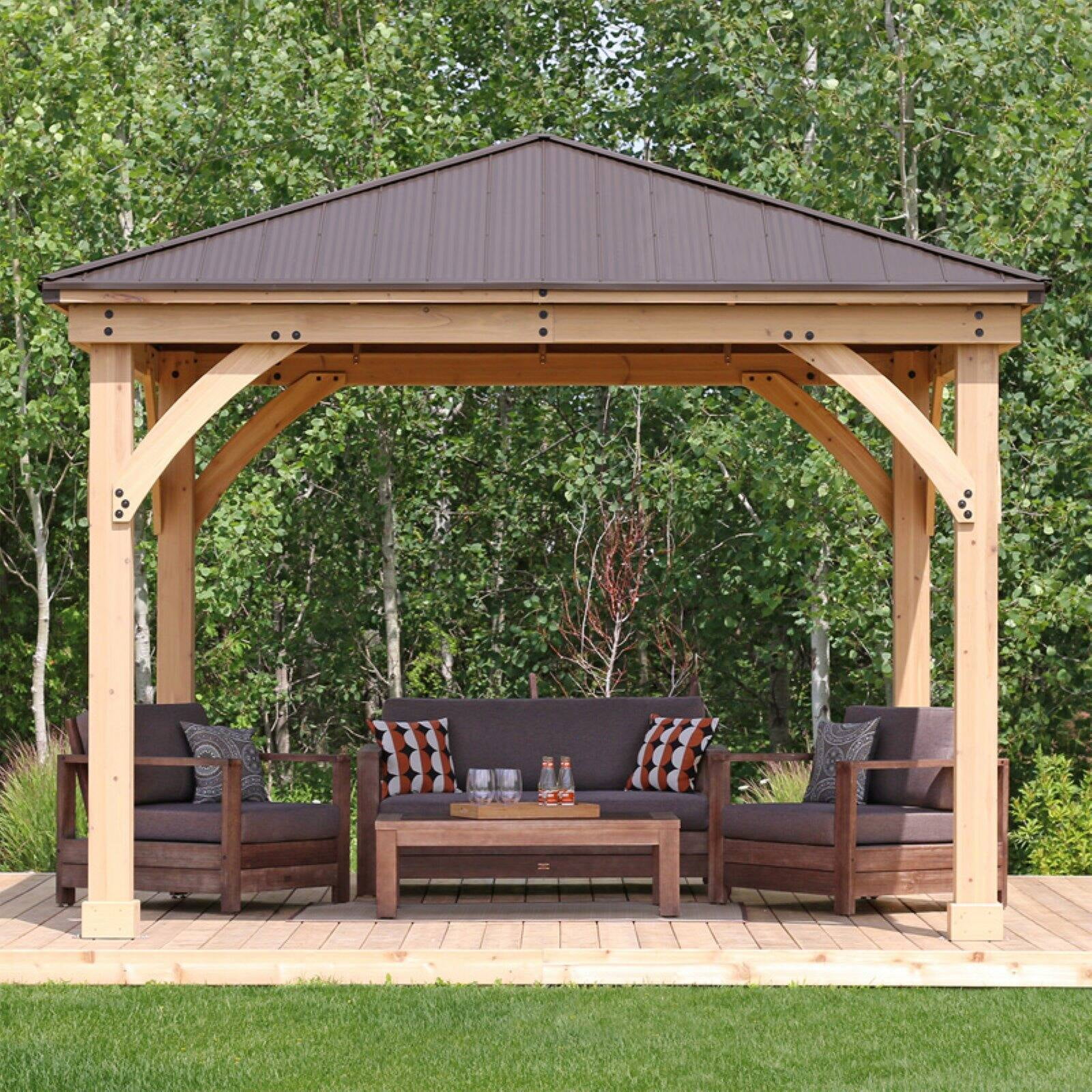 YA−MAN GR-14P 12 x 14 Meridian Gazebo