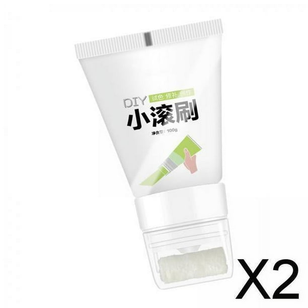 2x Pintura de Látex para Pared, Rodillo para Paneles de Yeso, Pincel para Cuadro de Pared, Reparación de 100G, Accesorios para Graffiti, Cubierta Suci 2 piezas
