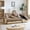 Brown, variant on Resenkos Convertible Sleeper Sofa Couch, Double Folding Sofa Bed, Storage Ottoman, Arm Box/Drawer, Drop-Down Table - Beige